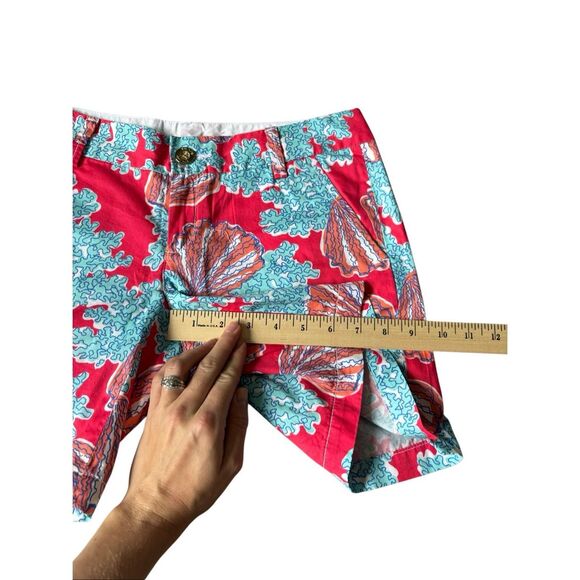NEW Lilly Pulitzer Jayne Shorts size 2 Watermelon Red Blue Coral Coastal - Picture 8 of 15